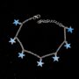 Blue Star Charm Anklet – Celestial Glow Jewelry 💙⭐