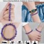 Amethyst Harmony Aura Bracelet 💜 – Unisex Healing Crystal for Balance & Tranquility - Image 2