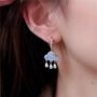 ☁️ Silver Cloud Drop Earrings - Image 2