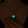 🩵 Luminous Aura Tree Chain 💫 – Glow-in-the-Dark Tree of Life Pendant Necklace - Image 2