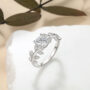 ✨ Silver Leaf Vine Adjustable Ring - Image 3