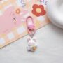 Radish Rabbit Charm – Cute Flower Bunny Keychain - Image 4