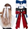Satin Stream Ribbon Bow – Elegant Long Ribbon Hair Clip 🎀 - Image 4
