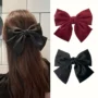 Spring Satin Hair Bow – Elegant Ribbon Hair Clip ✨ - Image 3