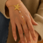 Starfish Pearl Hand Chain Bracelet – Ocean Elegance Jewelry 🌊✨ - Image 4