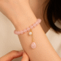 Rose Quartz Beaded Bracelet – Love & Harmony Jewelry 💖🌸 - Image 2