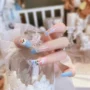 Blossom Sky Press-On Nails – Elegant Blue Floral Nails with Delicate Designs 🌸💙✨
