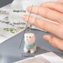 Westie Puppy Charm – Cute Fluffy Dog Keychain - Image 3