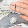 Fluffy Husky Keychain – Cute Puppy Charm - Image 3