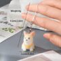 Orange & White Corgi Charm – Cute Puppy Keychain - Image 3