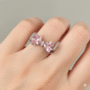 🎀 Pink Bow Sparkle Ring - Image 2