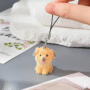 Golden Retriever Puppy Charm – Cute Fluffy Dog Keychain