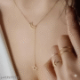 Moon Glow Pendant Necklace 🌙 | Anti-Tarnish Golden Moon and Star Necklace for Women - Image 2