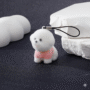 Bichon Frise Fluffy Charm – Cute Puppy Keychain