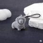 Fluffy Sausage Charm – Cute Dachshund Puppy Keychain