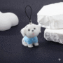 Maltese Puppy Charm – Cute Fluffy Dog Keychain