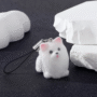 Fluffy Pomeranian Charm – Cute Puppy Keychain