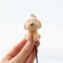 Maltese Puppy Charm – Cute Fluffy Dog Keychain