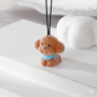 Brown Poodle Charm – Cute Fluffy Puppy Keychain