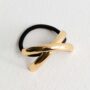 Luxe Cross Hair Tie – Metallic X Band - Image 4