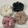 Elegant Ruffle Scrunchie – Oversized Pleated Hair Tie