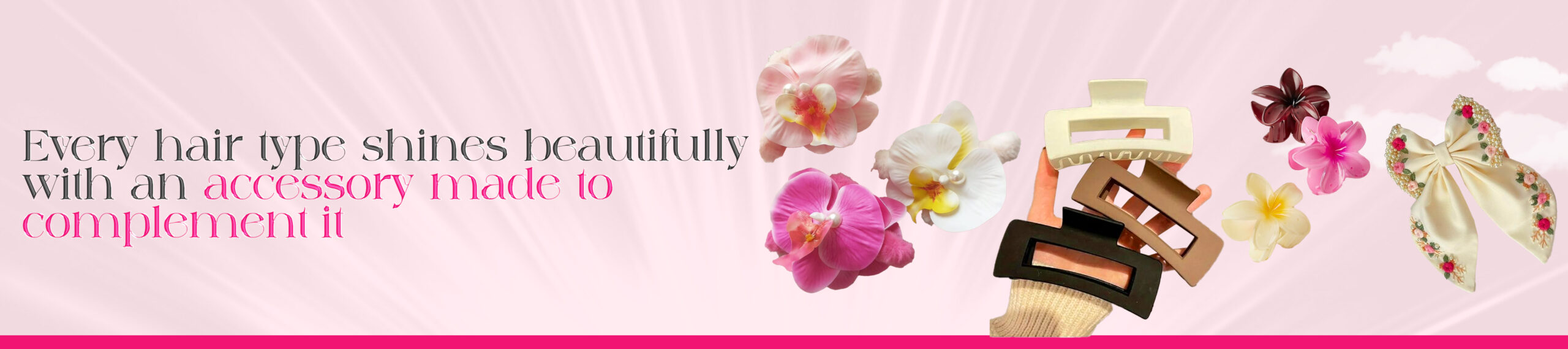 Hair accessories Banner