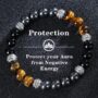✨ Tiger Eye Aura Protection Bracelet – Shield Against Negative Energy 🛡️