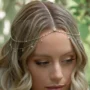 Aurora Gold Hair Chain – Elegant Layered Hair Jewelry for Brides & Parties ✨💛🌙