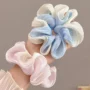 Dreamy Wave Scrunchie – Pastel Ruffle Hair Tie - Image 3