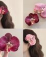 Orchid Flower Hair Clip – Elegant Tropical Accessory 🌸 - Image 2