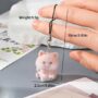 Persian Kitten Charm – Cute Fluffy Cat Keychain - Image 3