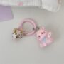 Moon Kitty & Jingle Charm – Cute Lucky Cat Keychain - Image 3