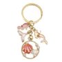 Mermaid Pink Seashell Charm – Ocean Pearl Keychain - Image 3