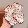 Red Polka Dot Scrunchie – Retro Spot Hair Tie