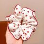 Red Heart Scrunchie – Cute Cherry Hair Tie