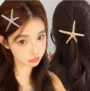 Starfish Charm Hair Clip – Ocean-Inspired Silver Hair Accessory ⭐🐚✨ - Image 2