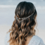 Golden Crown Hair Chain – Elegant Boho Headpiece for Weddings & Parties 👑✨🌿 - Image 2