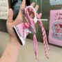 Kawaii Pink Tennis Sneaker Charm – Sporty Cute Keychain
