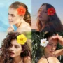 Hibiscus Flower Hair Clip – Tropical Hair Accessory 🌺 - Image 2