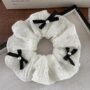 Chic Bow Scrunchie – Elegant Hair Tie with Ribbon Accents - Image 2