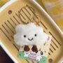Clouds Plush Asymmetrical Bag Pendant Keychain – Soft & Cute - Image 3