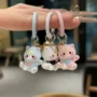 Moon Kitty & Jingle Charm – Cute Lucky Cat Keychain