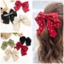Polka Dot Ribbon Hair Bow – Cute Bow Hair Clip 🎀 - Image 2