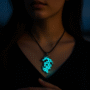 Luminous Glow Dragon Pendant 🔥 | Glowing Dragon Necklace on Black Rope for Men & Women - Image 2