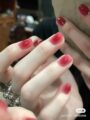 Crimson Ombre Press-On Nails – Elegant Gradient Red False Nails 💅❤️✨