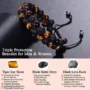 Tiger Eye Cross Protection Bracelet – Lava Stone & Energy Shield For Men ✨🧿 - Image 3