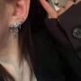 🎀 Fairy Style Elegant Butterfly Bow Drop Earrings - Image 2