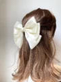 Classic Ribbon Hair Bow – Elegant Hair Clip Accessory 🎀 - Image 2