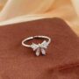🎀 Silver Bow Ring