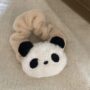 Panda Plush Scrunchie – Cute Fluffy Hair Tie